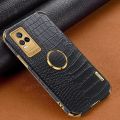 Crocodile Pattern Leather Case For Vivo V21e. 