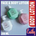 Emily Soft N Shine Shea Butter Face and Body Moisturizing Body Lotion with vitamin E choose any from Peach, Avocado and coconut variants flavors for All Skin Types 250 ml Best Absorbing for Day & Night. 