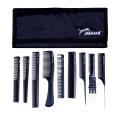 Hair Comb Set Professional for hair Salon and Barber 9Pc Set. 