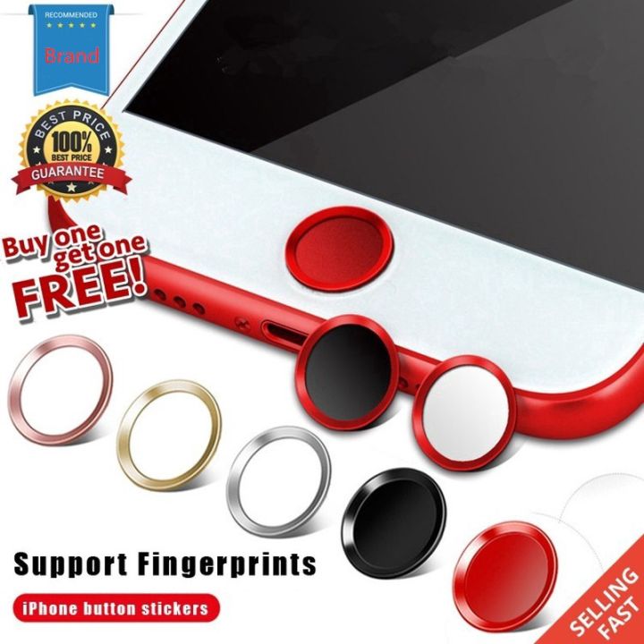 Buy one get one free Touch ID Fingerprint Protector IPhone 5 5s SE 6 6s 7 8 Plus