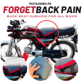 Bike Back Seat Cushion For All Bikes ( Forget Back Pain & Comfort In Long Drive ). 