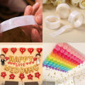 Glue Dot Point Clear Balloon Glue Removable Adhesive Double Sided Dot of Glue Tape for Birthday, Baby Shower, Bridal Shower, Wedding, Anniversary, Farewell Balloons Decoration, Party Supplies For Routine Parties. 