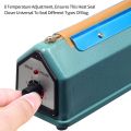 8 Inch Impulse Bag Sealer.200mm Impulse Manual Sealer Heat Sealing Machine With 8 Gear Temperature Control Manual Poly Bag Heat Sealer. 