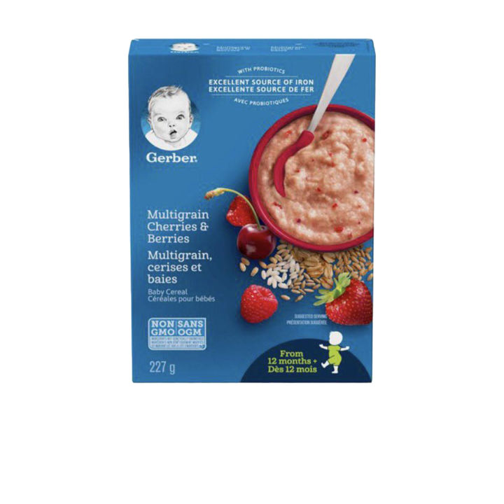Stage Multigrain Cherries Berries Cereal Baby Cereal, 12+