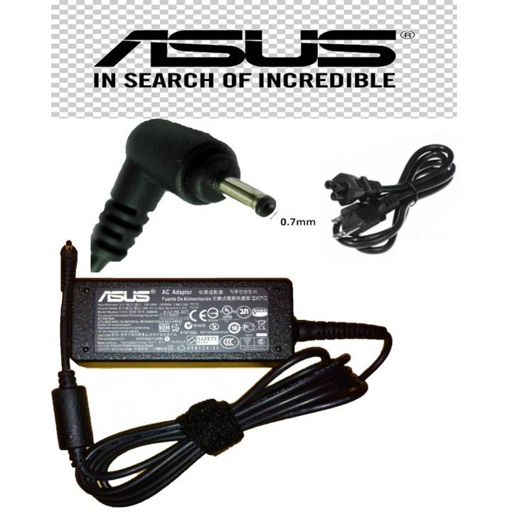 40W LAPTOP Charger For Eee Pc 1001P 1001Px 1005 1005Ha 1005Hab 1005Pe 1008P 1015P With Power Cord