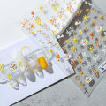 TENSOR New Process Thin Tough Nail Art Sticker Embossed Adhesive Nail Sticker Nail Jewelry TS-1531－Paper Short Love Long. 