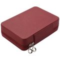 Korean Style Jewelry Box Organizer Display Storage Leather Large Big Mirror Multi-Function Necklace Earring Ring Box for Jewelry. 