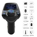 New Original Xiaomi T11 FM Transmitter Bluetooth Wireless Car kit Handsfree Dual USB Car Charger MP3 Music TF Card AUX Player. 