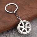 Car Wheel Rims Hub Car Metal Alloy Car Keychain Auto Key Ring Chain keyring Ornament keychain for keys . keychain for boys - keychain for kids - keychain for girls - keychain for bag - stationary - keychain for car. 