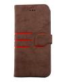 Flip Case For Samsung Galaxy S4  - Brown. 