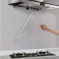 Kitchen Oil Proof Transparent Wall Sticker Self Adhesive use on Kitchen Shelf wall anywhere Waterproof 60cm X 138cm. 