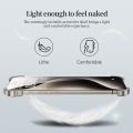 Shaped Metal Corner Pads Case for iPhone 15 Pro Max 14 13 12 Camera Lens Protector Bezel-Less Anti-drop Protective Cover. 