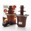 CHOCOLATE FOUNTAIN 3-TIER MINI CHOCOLATE MELTING FONDUE. 