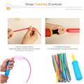 100 Pieces BirthDay Party Event Balloon Animal For BackDrop Decoration with Free Air Pump/Kids Fun Activity Balloons Shapes/Twisting Long Balloons/Twist Balloons. 