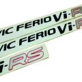 3pcs sticker set of civic ferio v rs for 95 model jdm style. 
