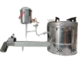 Stove run on used Mobil oil , WASTE USED ENGINE OIL MOBIL OIL STOVE stainless steel body. 
