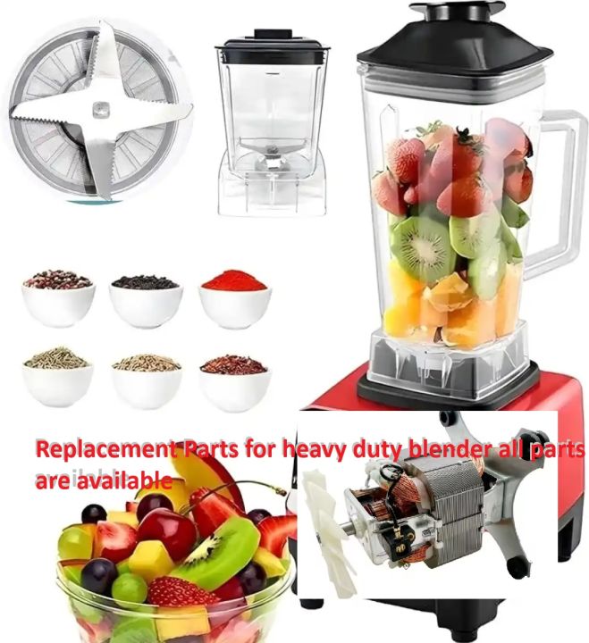 Replacement part for Heavy blender Spare parts, 2000Ml Jug ,Grinder Jug 700ML ,Baldes,  and machine Motor