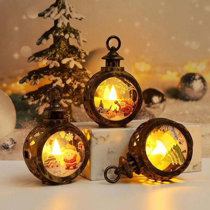 lamp light hanging lantern Decorations for Home Lantern Led Candle Tea night Light Candles  Lamp Decoration Vintage Window Decoration 1 pcs