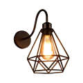 Metal Cage Frame Classic Retro Decorative Lights - Wall Night Lamp | Wall Lamps for Home | Wall Lights Indoor Living Room Led Wall Lights For Living Room Wall Lights Bedroom (Bulb Not Included). 