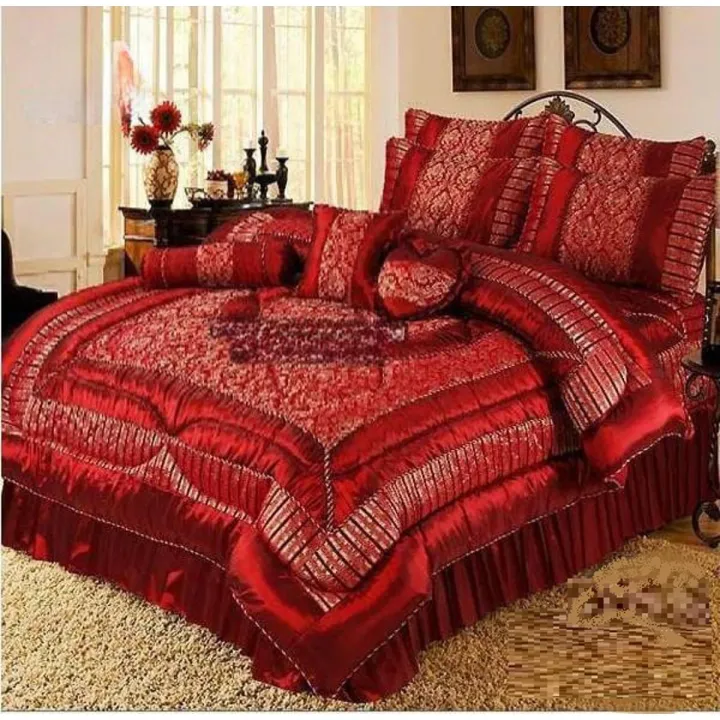 Fancy%20bridal%20bed%20sheet%208%20pcs%20-%20Image%202