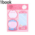 60Sheets/Book Cartoon Combo Memo Pads Kawaii Sticky Notes DIY Diary Journal Planner Decorations Korean Stationery School Office. 