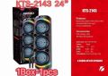 Big DJ Bluetooth Speaker 🔊 | Dual Wireless Mic 🎤 | 8×3 Inch | Heavy Bass | LED Party Lights. 