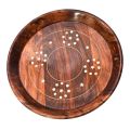 Upgrade Your Table Setting! 3-Piece Wooden Plate Set with Brass Inlay | Decorative Plates for Dining | Eco-Friendly Plates for Dining & Serving | Impress Your Guests | Hadi Wood Craft on Daraz.pk. 