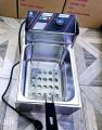 Commercial Stainless Steel Single Tank Electric Deep Fryer. 