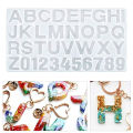 Resin Molds Letters Large Silicone Molds for Resin Jewelry Resin Casting Molds Alphabet DIY Crafting. 