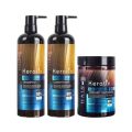 keratin Hair straightening Shampoo Conditioner And Hair Mask treatment pack of 3 Set. 