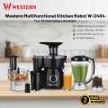 Western Multifunctional Kitchen Robot W-2404 | 600W Heavy Duty Motor | All-in-1 Juicer Blender Grinder Chopper | Unbreakable Jug & Cup | Food Processor for Kitchen | 2-Year Warranty – Heavy Duty Machine – Meat Chopper – Juicer Blender – Mini Grinder. 