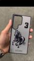 Samsung S24 S23 S22 Ultra Leather Case 3D Embroidery Premium Protective Back Cover. 