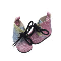1 Pair Decorative Doll Shoes Toy Multifunctional Leisure Design Dress up Baby Doll Shoes for Entertainment. 