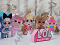LOL Surprise Doll(s) Cutouts Full Set 11Pcs Thermocol. 