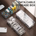 Storage Case With Lid Remote Control Cables Sundries Storage Box. 
