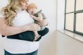DCutie - CPC-Certified Hip Seat Baby Carrier - New Ergonomic Bench Design, Adjustable Waistband & Various Pockets for Newborns & Toddlers up to 44lbs, All Seasons Carrier. 