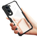 Quiberk for Vivo Y04 4G Case Edge-Reinforced Shockproof Hard Transparent Phone Cover. 