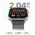 Zero® Phantom Pro Smart Watch | 2.04" AMOLED Display, Bluetooth 5.3, Heart Rate & SpO2 Monitor, IP67 Water Resistance | Advanced Health & Fitness Tracker. 