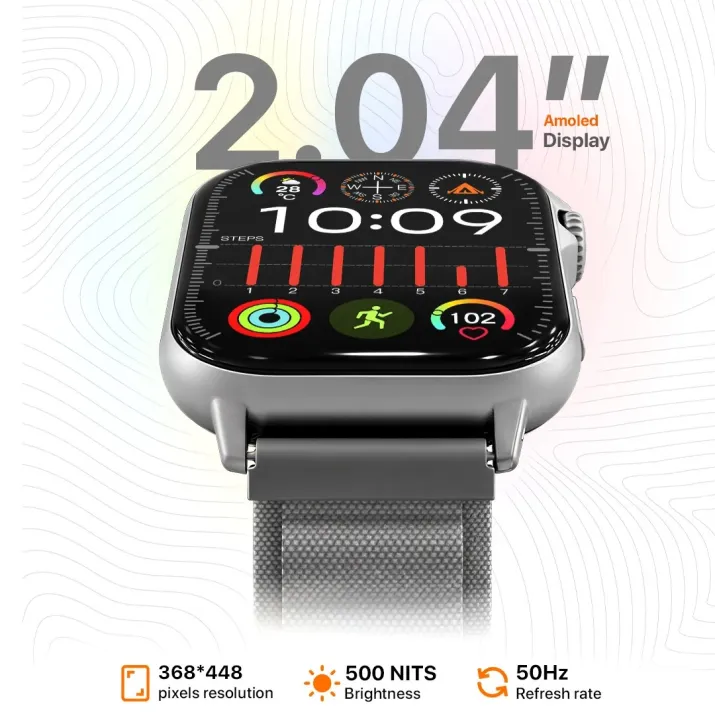 Zero%C2%AE%20Phantom%20Pro%20Smart%20Watch%20%7C%202.04"%20AMOLED%20Display,%20Bluetooth%205.3,%20Heart%20Rate%20&%20SpO2%20Monitor,%20IP67%20Water%20Resistance%20%7C%20Advanced%20Health%20&%20Fitness%20Tracker%20-%20Image%207