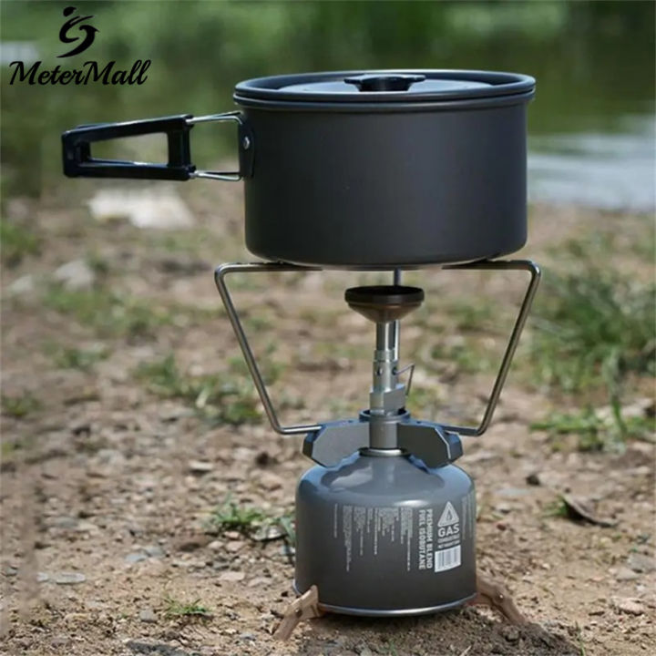 MeterMall 3pcs Fuel Can Stabilizer For Camping Stoves, Mini Outdoor Cooking Gas Tank Stove Stand, Cartridge Canister Tripod, Cylinder Cartridge Holder For Outdoor Hiking