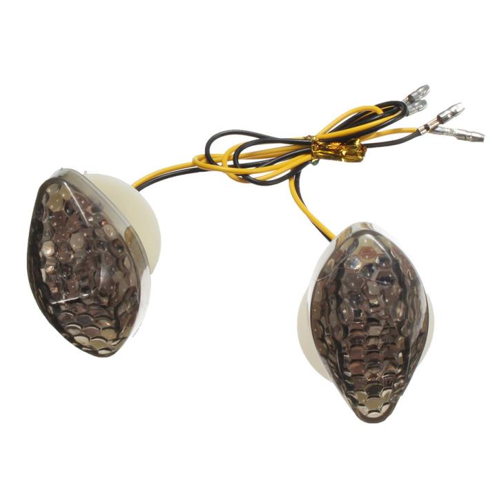 1Pair Smoke LED Flush Turn Signals Indicator Light Fit for Honda CBR600RR 03-12