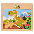 Wooden Colorful Dinosaur Zebra Animal Jigsaw Puzzles Board Intelligent Kids Toy. 