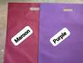 D-Cut Non Woven Bags - Pack of 10 - Size 10x13. 