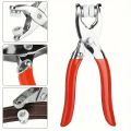 High Quality Metal Tich Button Clipper With 50 Buttons - Press Plier 9.5mm - Abaya Ring Metal Buttons Presser Machine Fastener Snap Buttons Kit - Tich Button Tool Kit. 