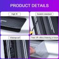 4 Pcs Car Door Sill Scratch Protection Trim Scratch For Toyota C-HR CHR Car Accessories. 