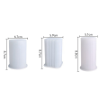 Candle Moulds Silicone Moulds Cylinder Candle Moulds Pillar Candle Moulds for Candle Making. 
