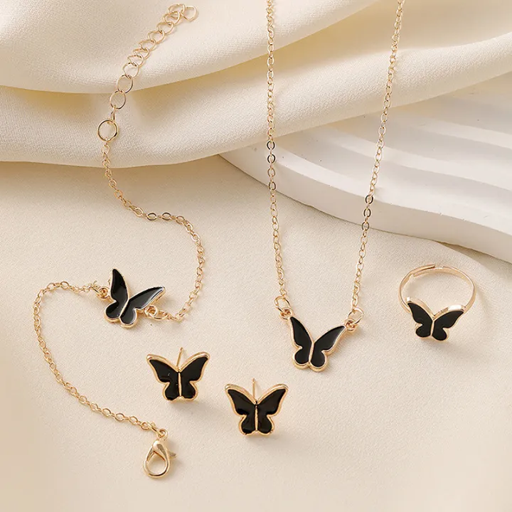 1Set%20Fashion%20Exquisite%20Simple%20Versatile%20Butterfly%20Necklace%20Bracelet%20Earrings%20Ring%20For%20Women%20Girls%20Wedding%20Party%20Jewelry%20Set%20Gift%20BYJ%20-%20Image%206