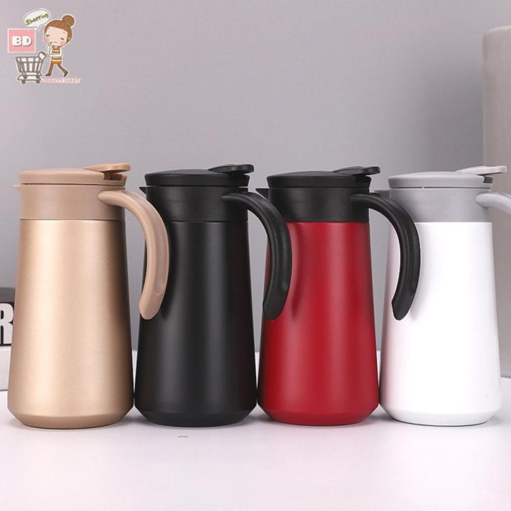 800ml Vacuum Flask Coffee Mug Large Family Water Bottle Fashion Travel Mug Coffee Thermos Mug-Vacuum Cup Flask Insulated Hot Water Pot