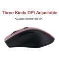 2.4Ghz Wireless Mouse With DPI Adjustable Button for Windows 7/XP/2000/Vista, Portable Computer Gaming Mouse for Desktop/Laptop. 