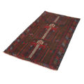 Attractive Hand Made Colorful Office/ Study Room Wool Carpet Kaleen Rug (2'5 x 4'2)ft -R13504 (130 x 86)cm. 